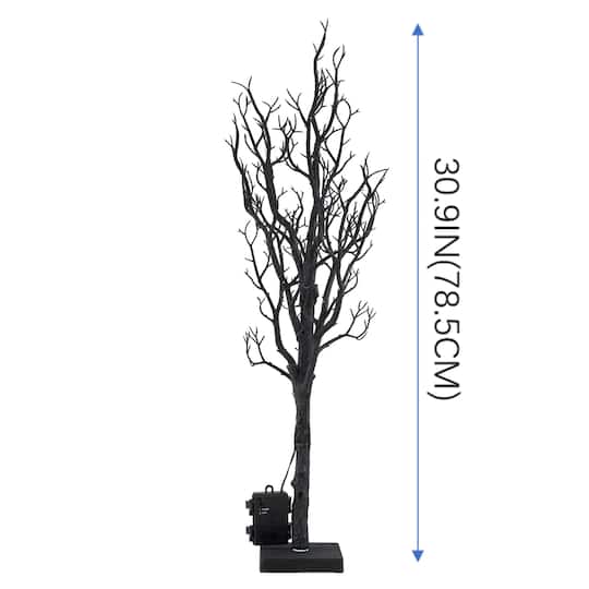 30" Purple LED Lighted Spooky Tree by Ashland®
